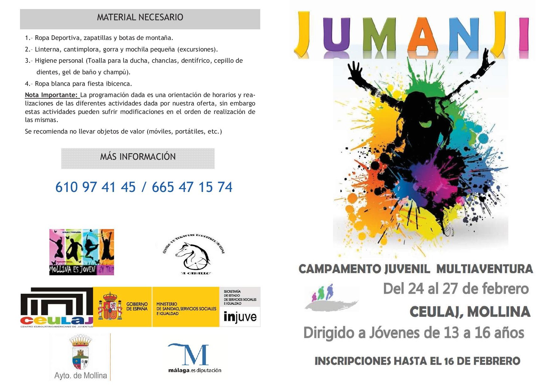 Campamento juvenil multiaventura ‘Jumanji’