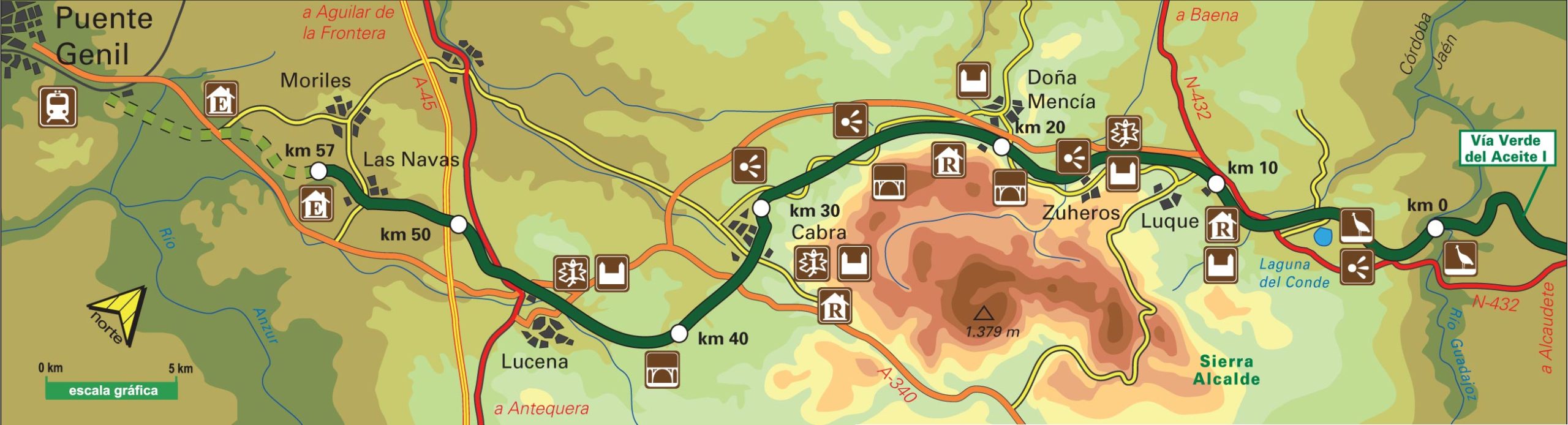 Rutas para conocer las Vías Verdes Cordobesas