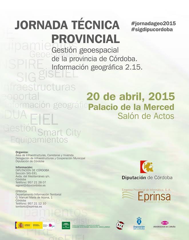 Jornada Técnica Provincial. Gestión Geoespacial en la provincia de Córdoba. (20 de abril)