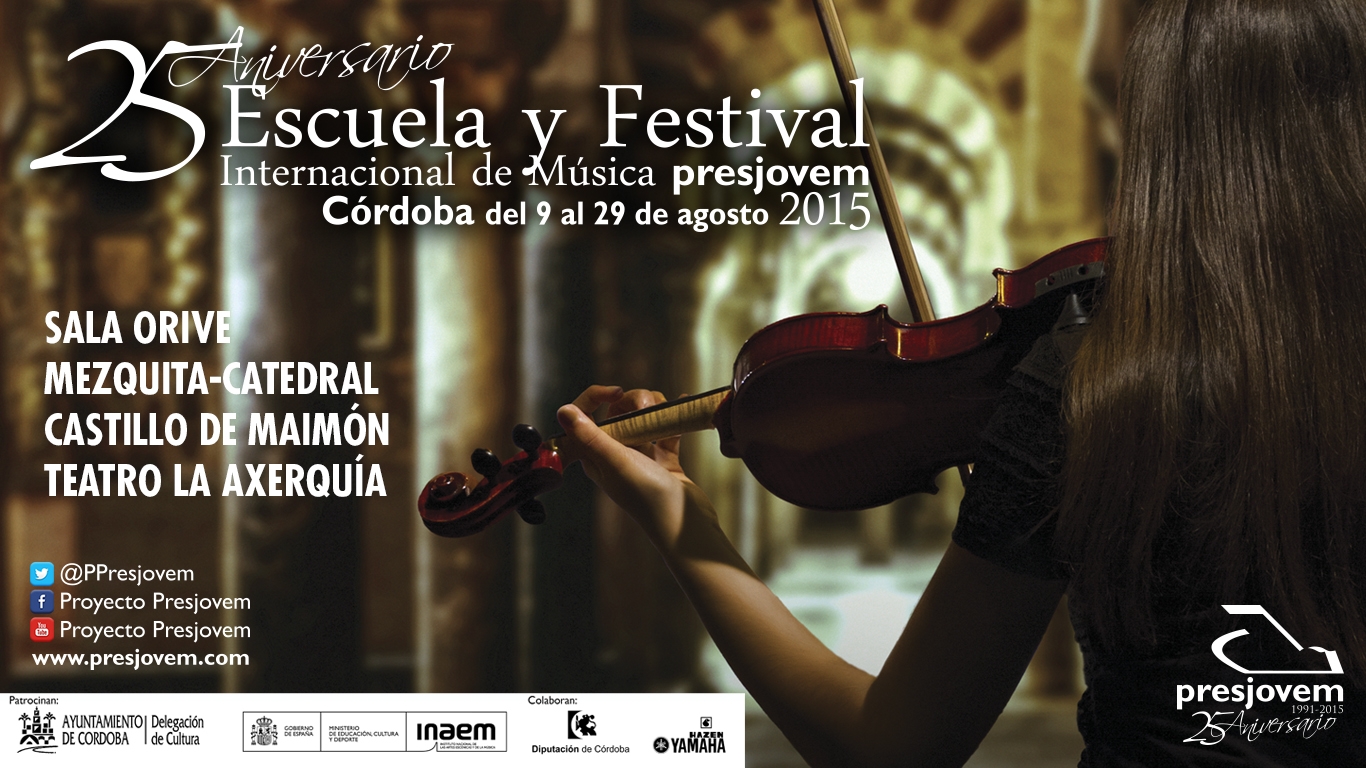 Festival internacional de música Presjovem (9 a 29 de agosto 2015)