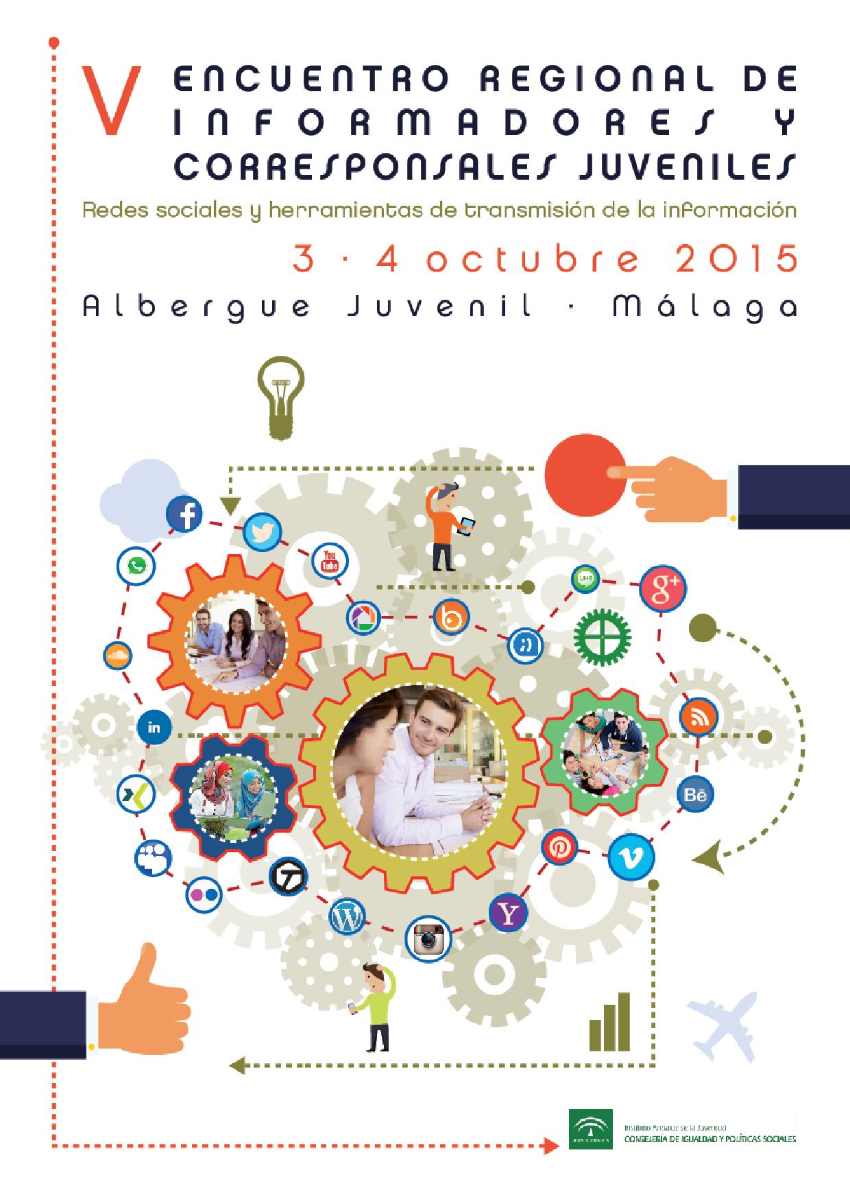 V Encuentro Regional de Informadores y Corresponsales Juveniles (Málaga, 3-4 Oct’15)