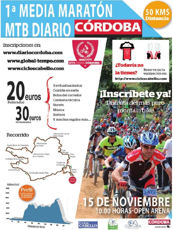 1ª Media Maratón MTB, Diario Córdoba