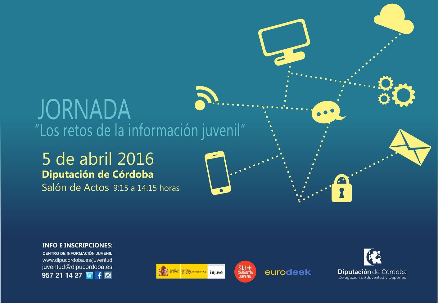 Jornada «Los retos de la información juvenil»  (5 de abril Diputación de Córdoba)