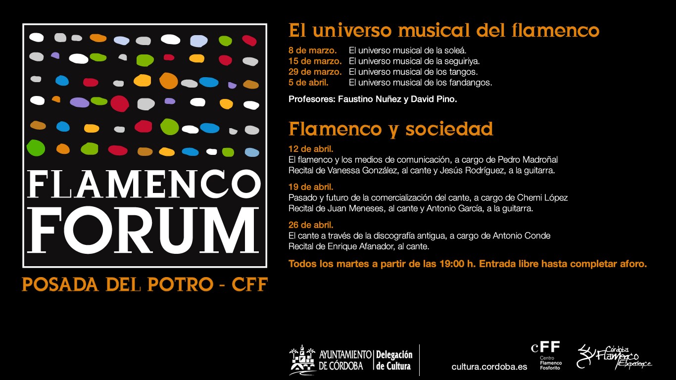 Ciclo de conferencias ilustradas «Flamenco Forum»