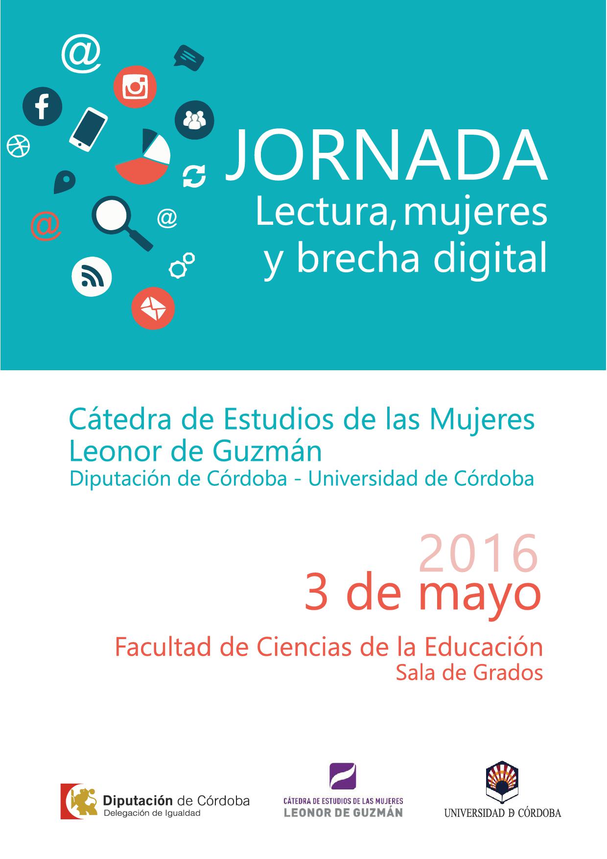 Jornada «Lectura, mujeres y brecha digital»  (Martes 3 de mayo)