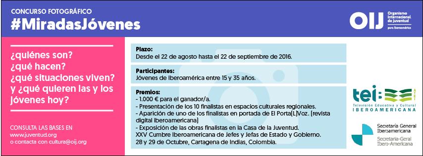 Concurso de Fotografía Miradas Jóvenes 2016