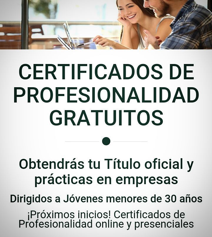 Certificados de Profesionalidad Gratuitos ADAMS