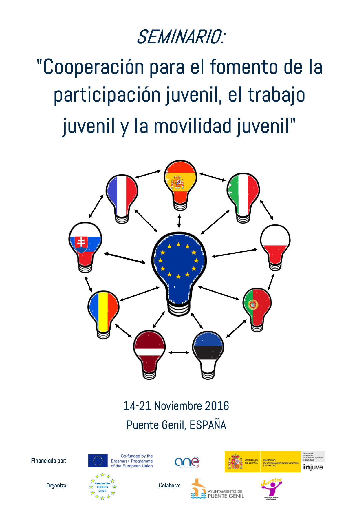 Seminario Erasmus + con trabajadores juveniles del 14 al 21 de noviembre