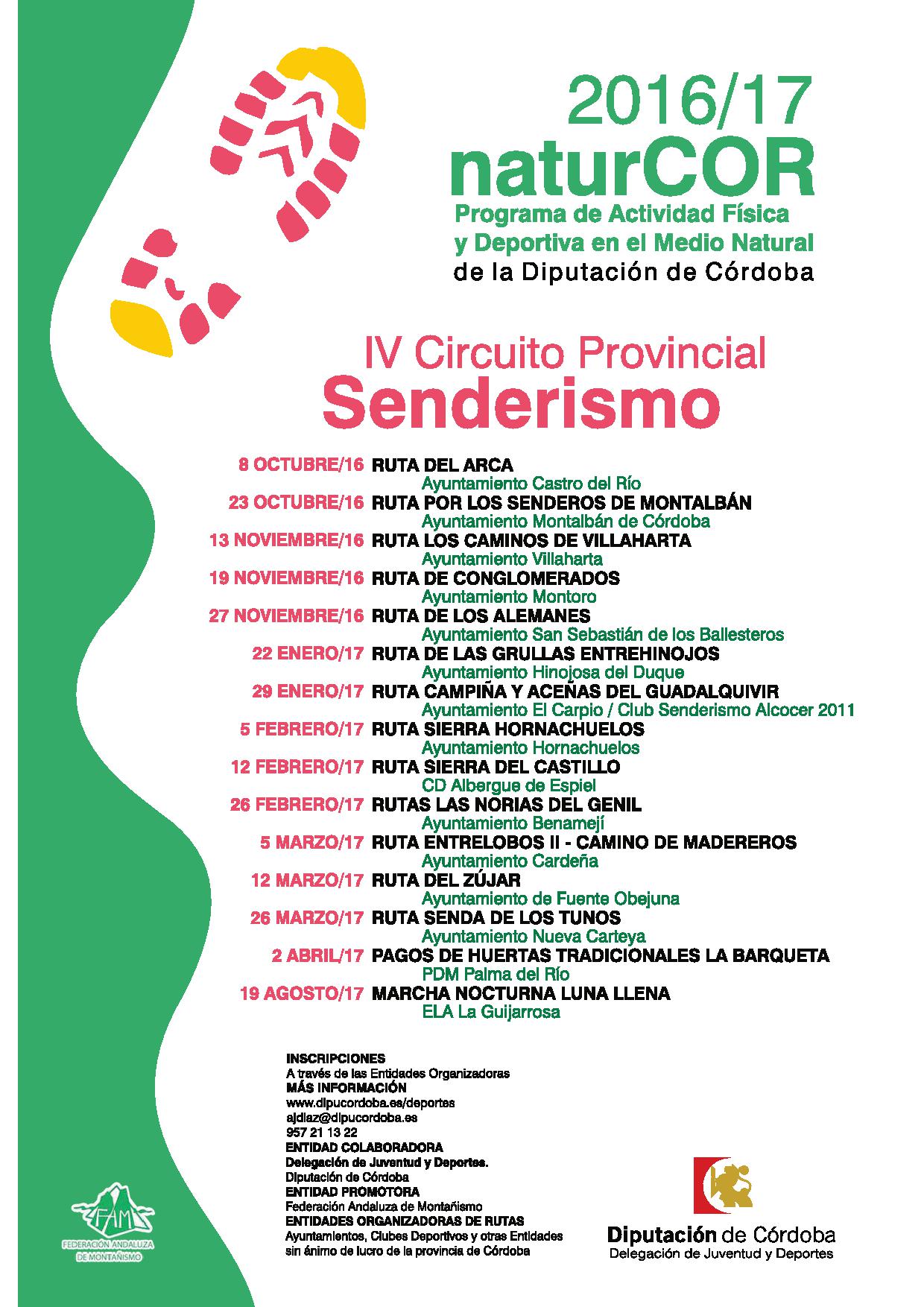 IV CIRCUITO PROVINCIAL SENDERISMO