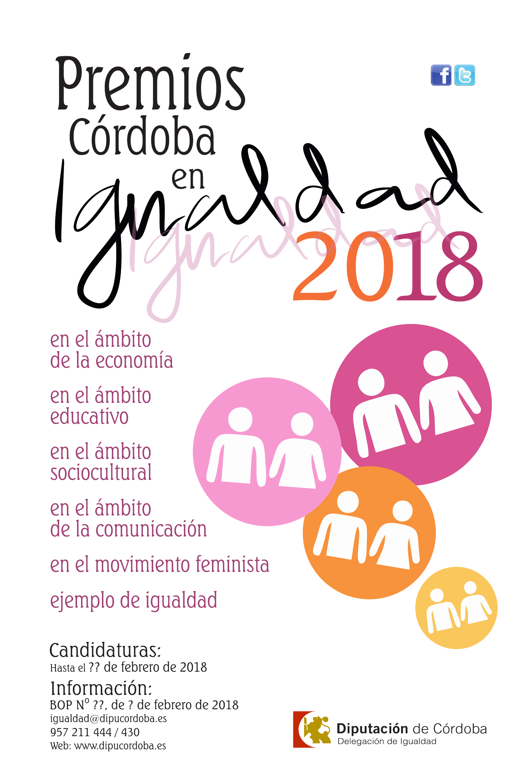 Premios Córdoba en Igualdad 2018