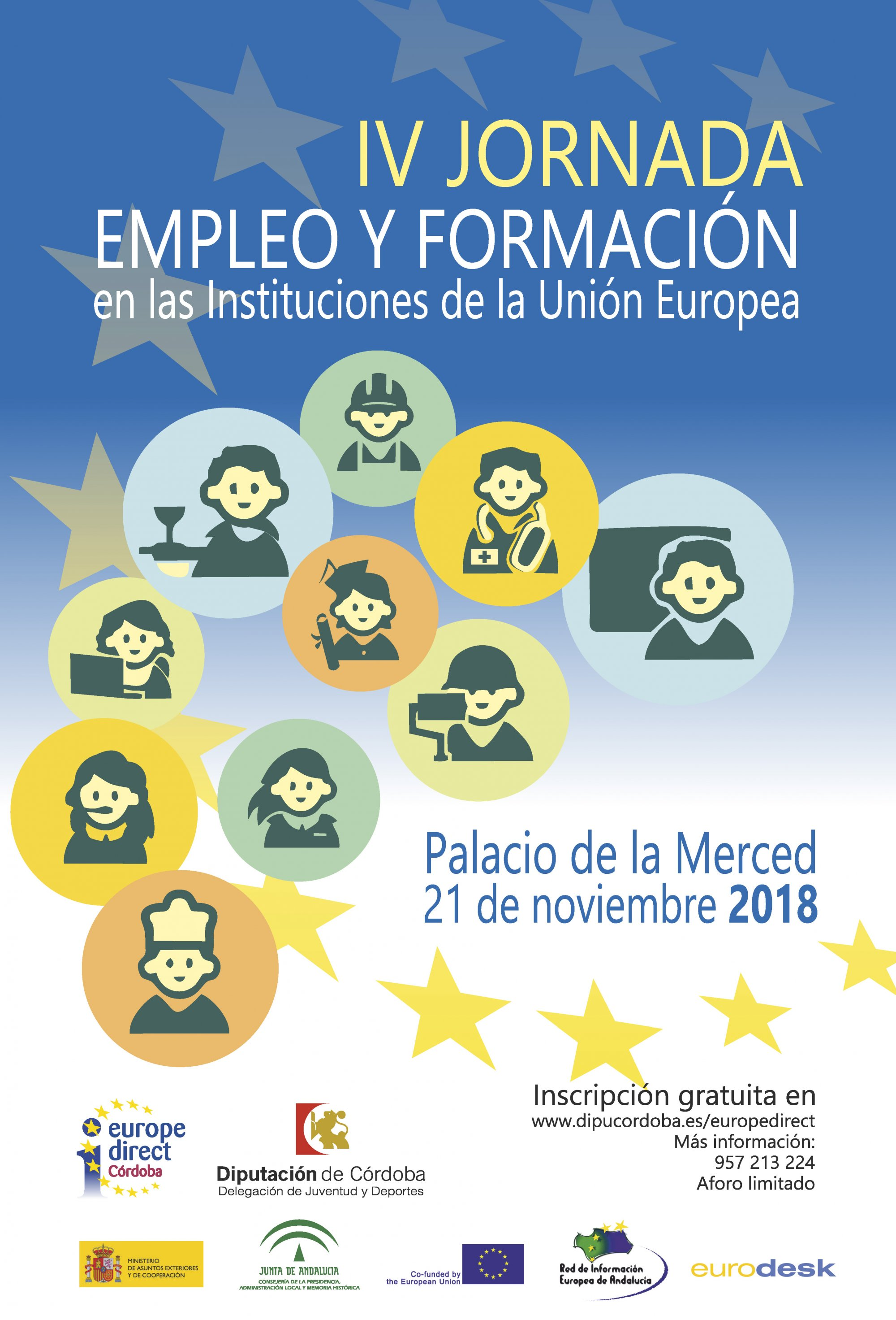 IV Jornada de Empleo y Formación en las Instituciones de la UE. 21-IX. Diputación Córdoba.