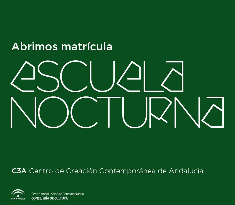 Matricúlate en los cursos de invierno de #EscuelaNocturna en el #C3A, son gratuitos