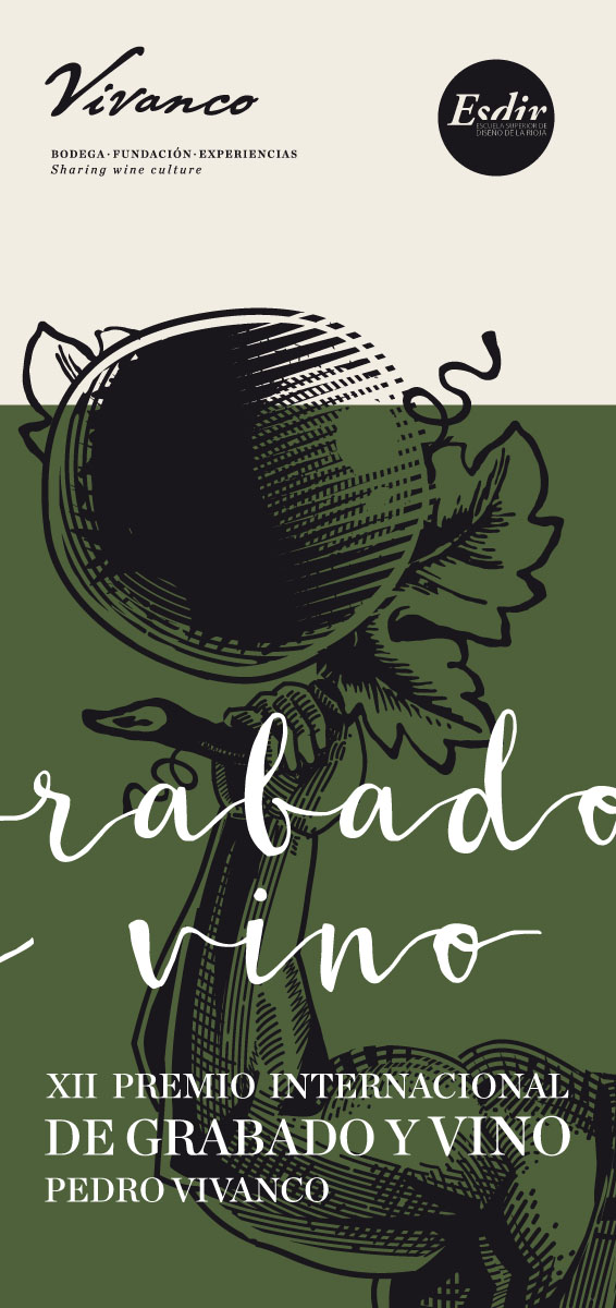 XII Premio Internacional de Grabado y Vino Pedro Vivanco. Primer  premio 3.000, segundo premio 1.500 euros