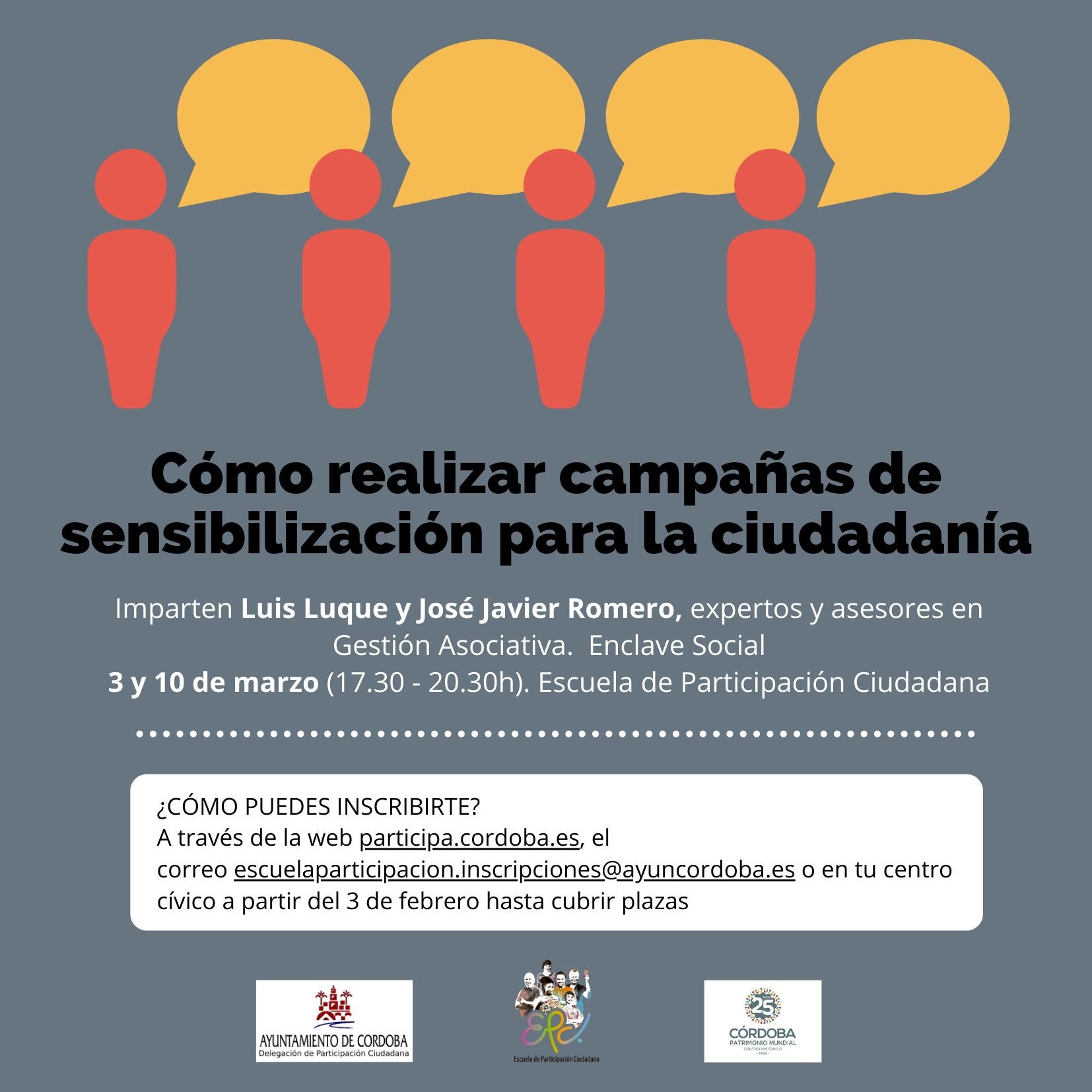 TALLERES ESCUELA DE PARTICIPACIÓN CIUDADANA