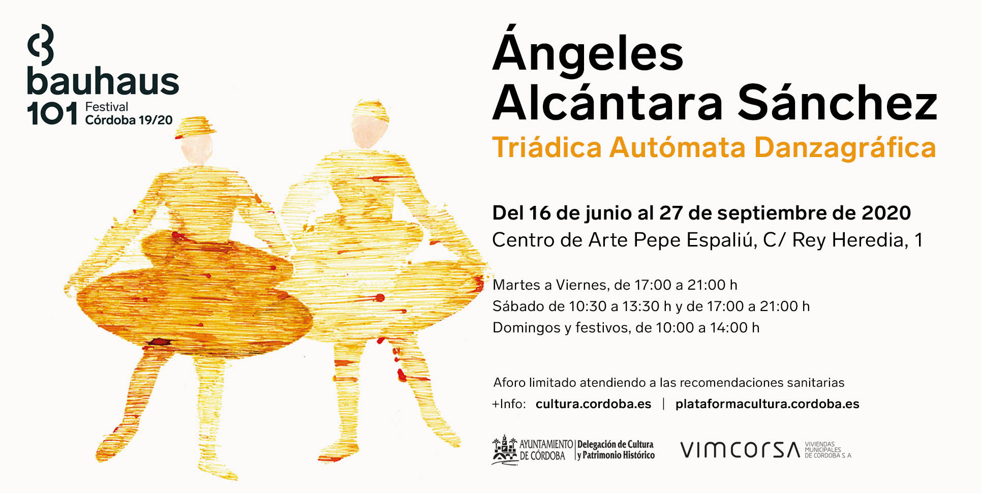 Exposición Ángeles Alcántara Sánchez. Triádica Autómata Danzagráfica