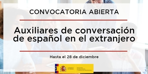 Plazas auxiliares de conversación españoles en el extranjero 2021-2022