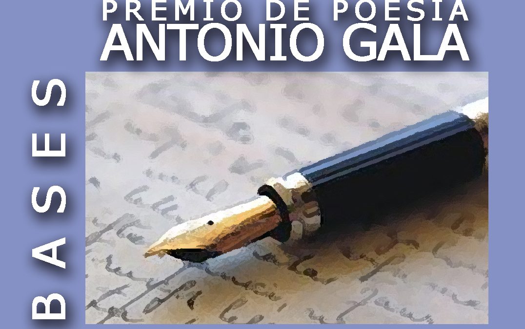 XV Premio internacional de poesía ‘Antonio Gala’