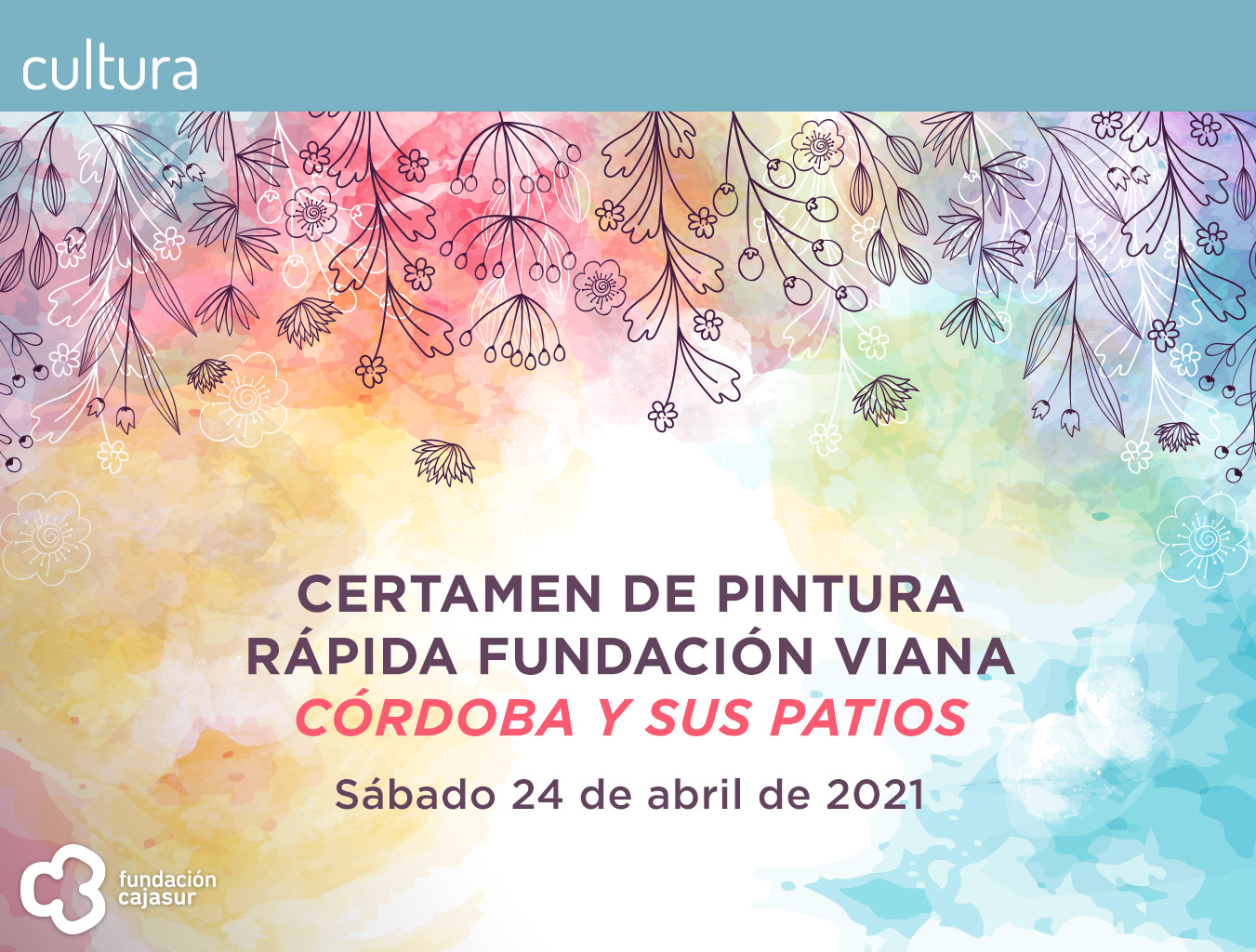 Córdoba y sus patios Un concurso de pintura rápida sobre el vínculo de los Patios con la Provincia de Córdoba.