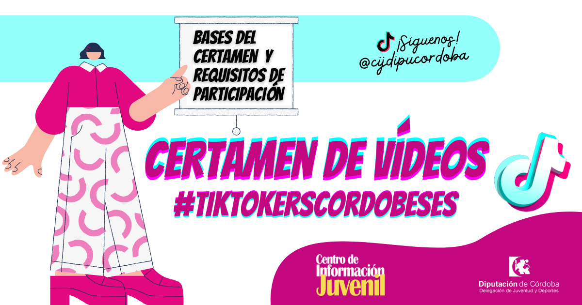 Bases del Certamen de Vídeos Tiktokers Cordobeses