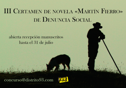 III Certamen de novela ‘Martín Fierro’ de denuncia social