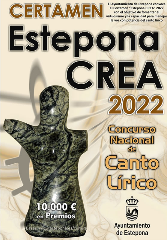 Certamen Nacional ‘VIII Estepona CREA-2022’ Lírica