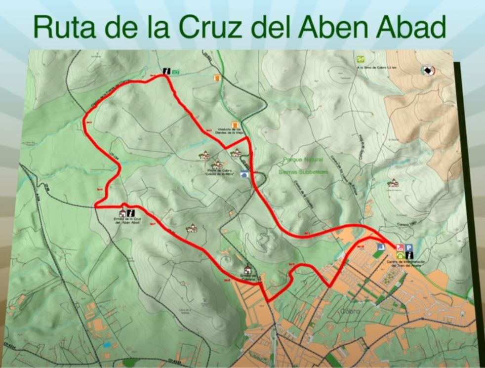 Ruta de la Cruz del Aben Abad. Cabra desde su sierra.