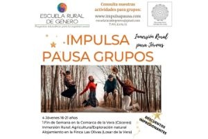 «Impulsa Pausa», inmersión rural para jóvenes