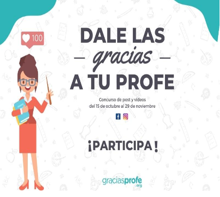 IX edición del concurso de posts y vídeos “Gracias Profe 2022”