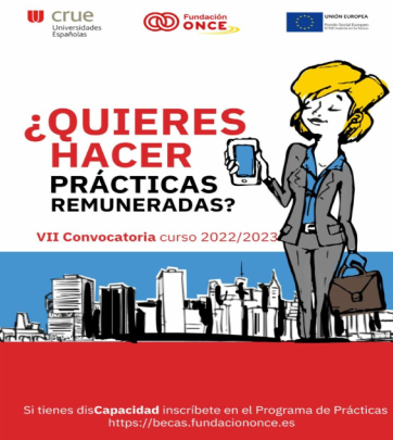 VII edición del programa de becas de prácticas Fundación ONCE-CRUE