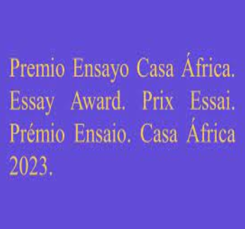 14ª Convocatoria de los Premios de Ensayo Casa África