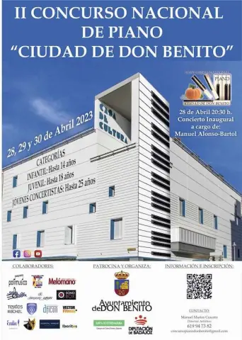 II Concurso Nacional de Piano ‘Ciudad de Don Benito’