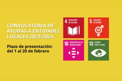 Convocatoria de ayudas a entidades locales 2023-2024