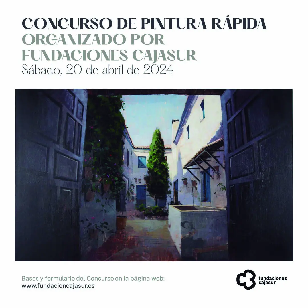 Premio de Pintura Rápida «Córdoba y sus patios 2024» Fundaciones Cajasur